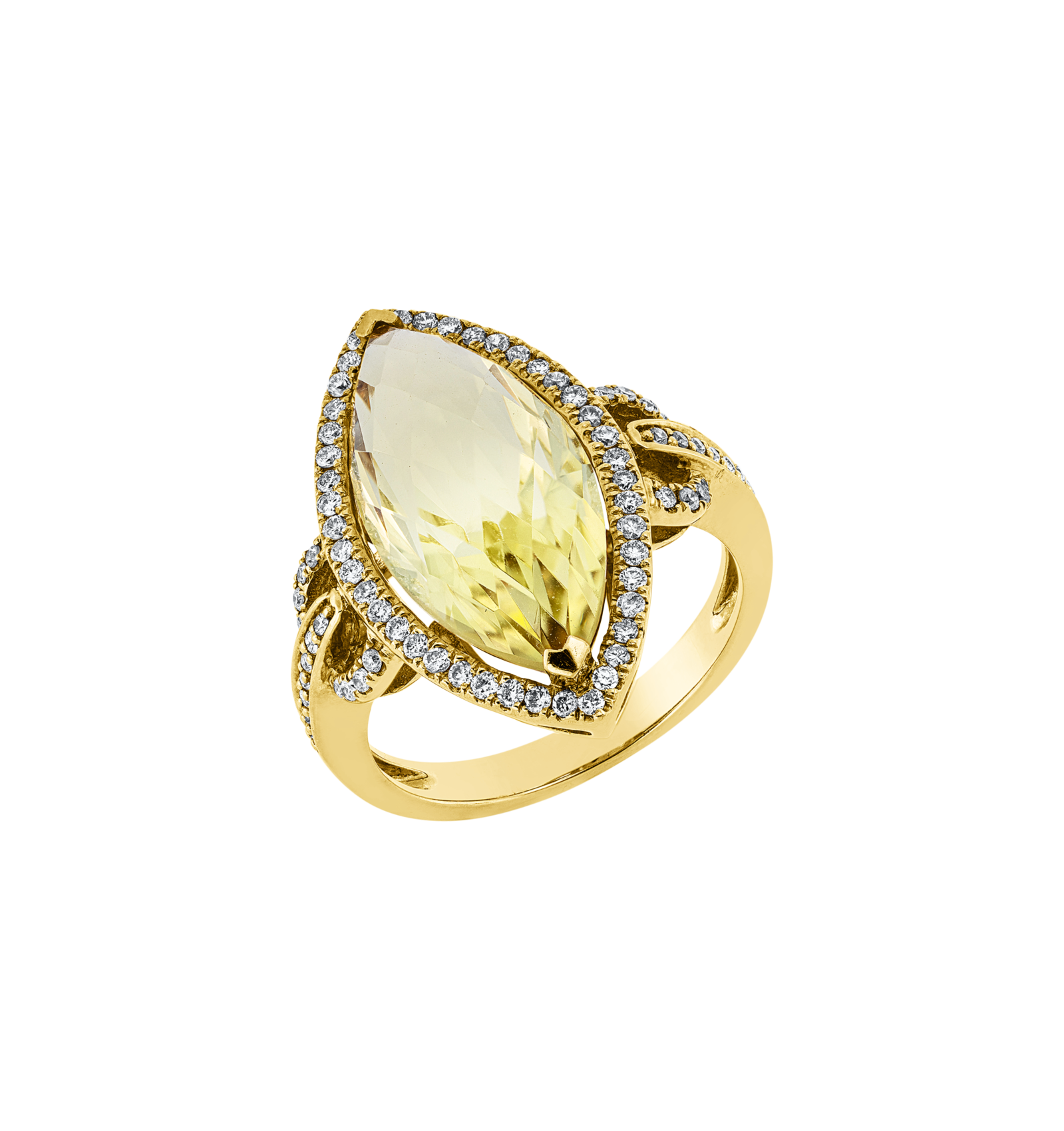Brogle Classic Lemon Quartz Ring Brogle Classic Lemon Quartz Ring