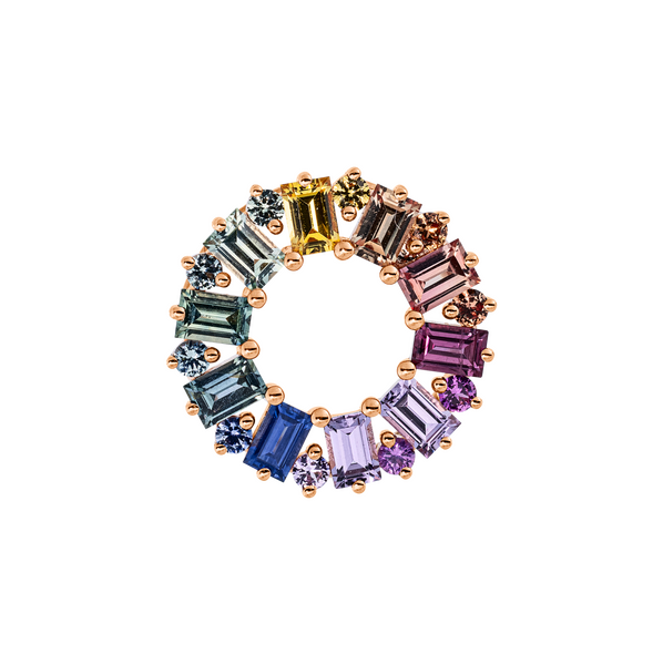 Brogle Classic Saphiranhänger Rainbow