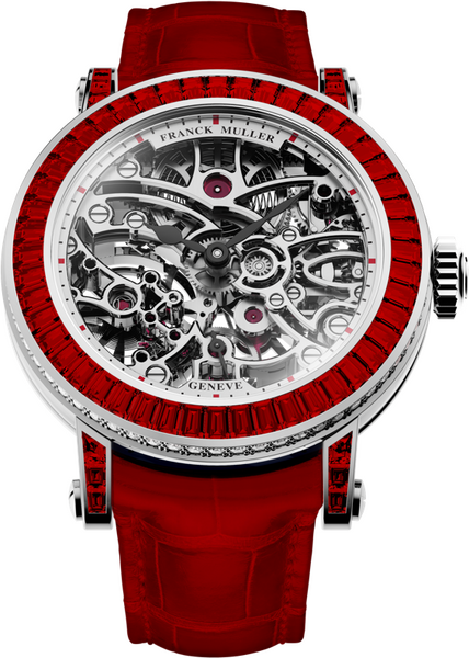 Franck Muller Round Skeleton Baguette 30.5 x 36.5mm