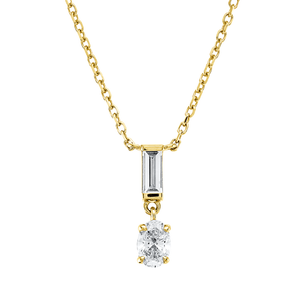 Brogle Classic necklace with diamond pendant