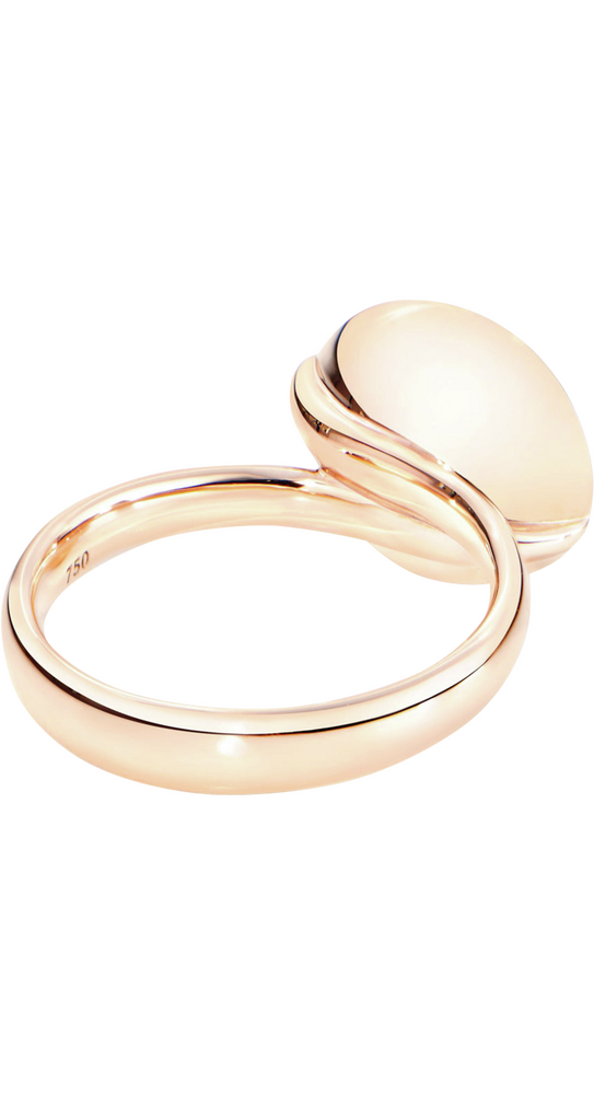 Tamara Comolli Bouton brauner Mondstein L Ring Tamara Comolli Bouton brauner Mondstein L Ring