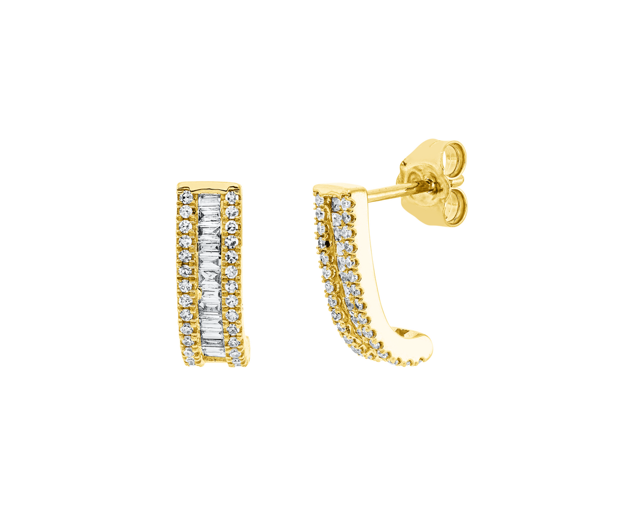 Brogle Classic diamond stud earrings