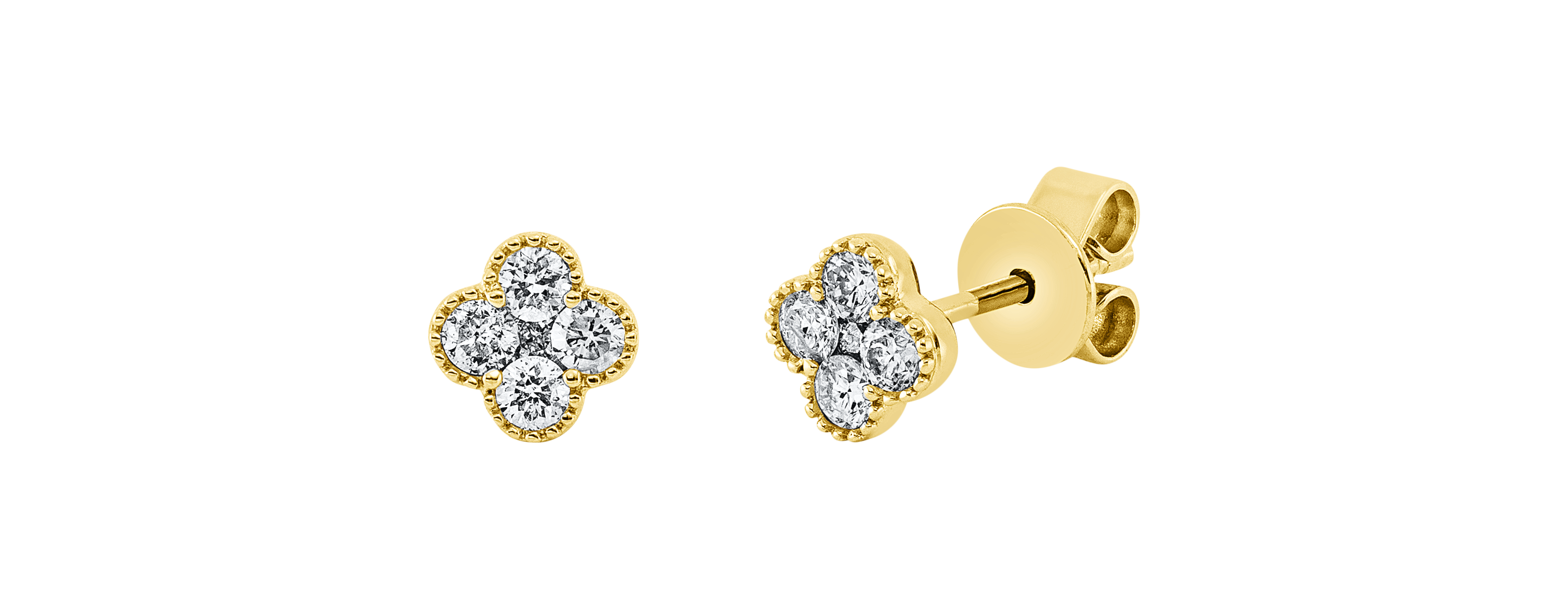 Brogle Classic diamond stud earrings