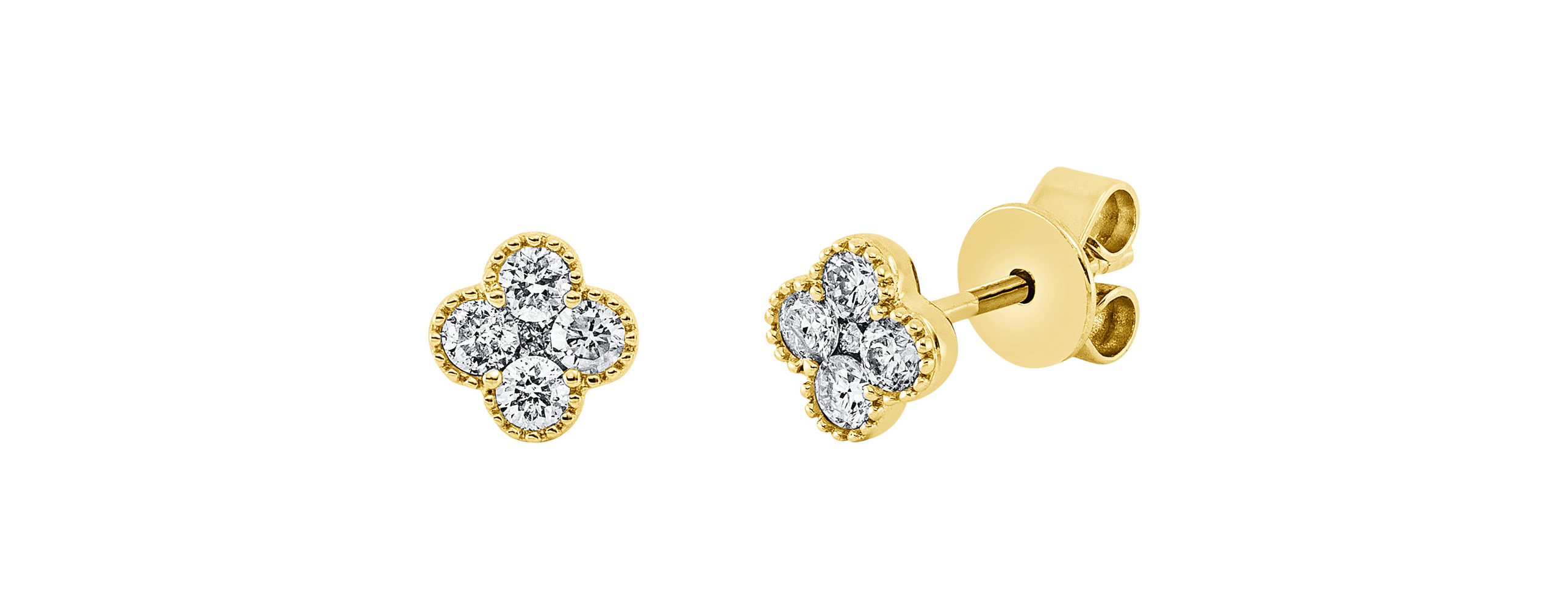 Brogle Classic diamond stud earrings