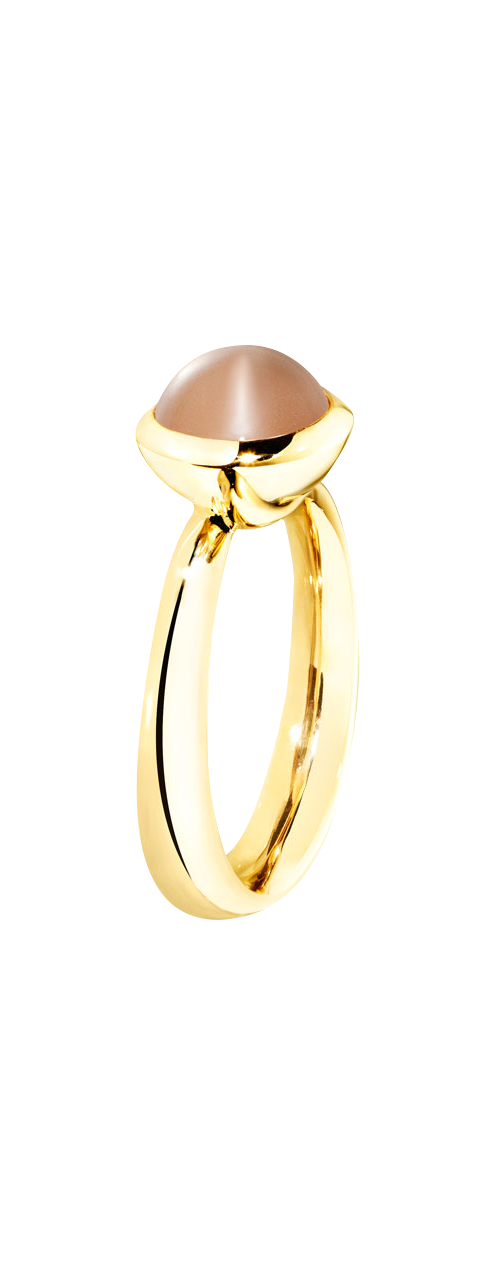 Tamara Comolli Bouton brauner Mondstein S Ring Tamara Comolli Bouton brauner Mondstein S Ring