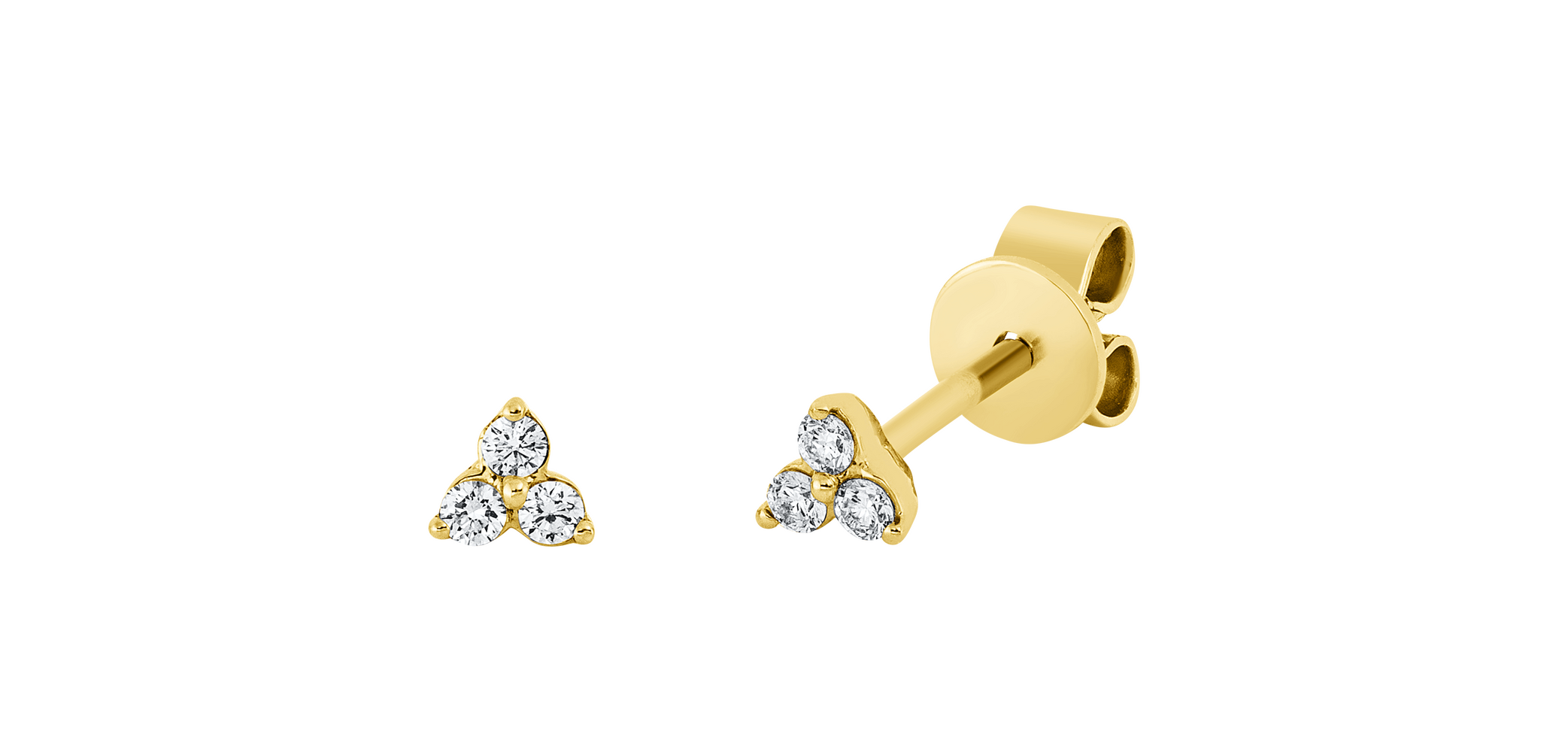 Brogle Classic diamond stud earrings