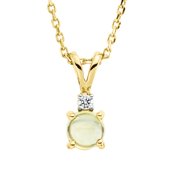 Brogle Classic necklace with peridot pendant Brogle Classic necklace with peridot pendant