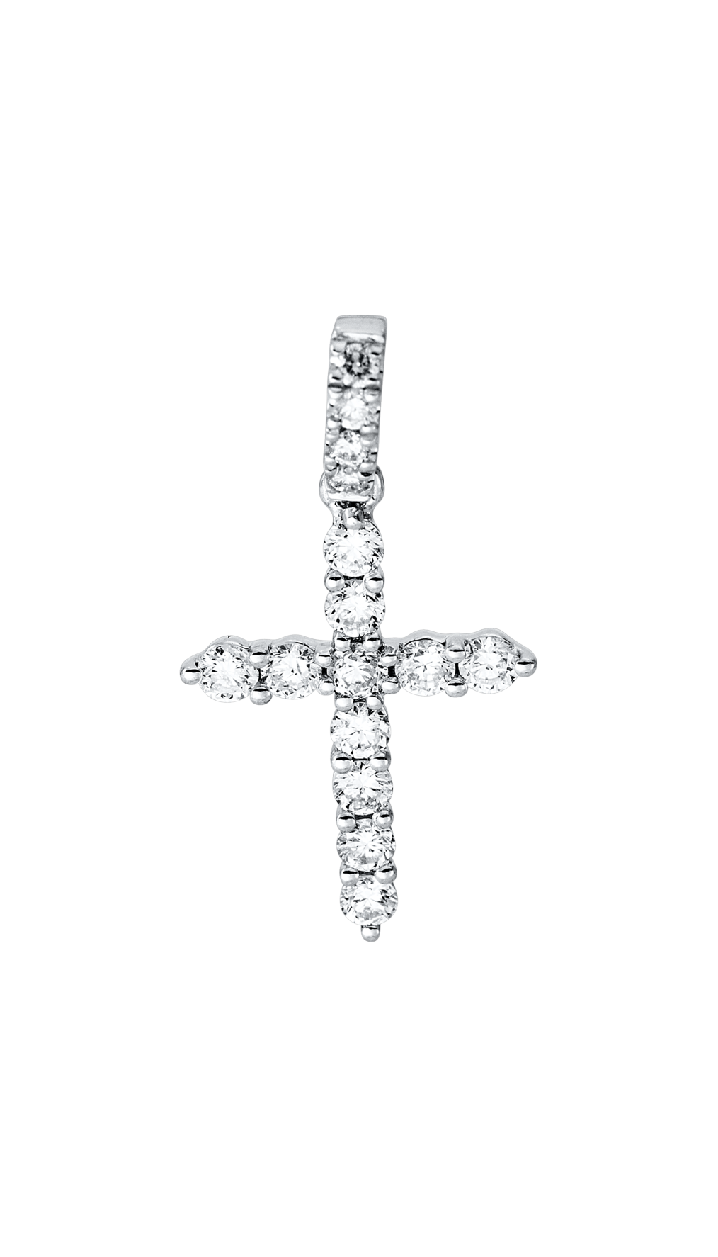 Brogle Classic cross pendant with diamonds Brogle Classic cross pendant with diamonds