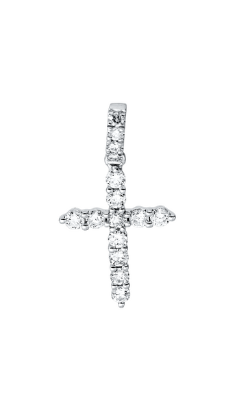 Brogle Classic cross pendant with diamonds Brogle Classic cross pendant with diamonds
