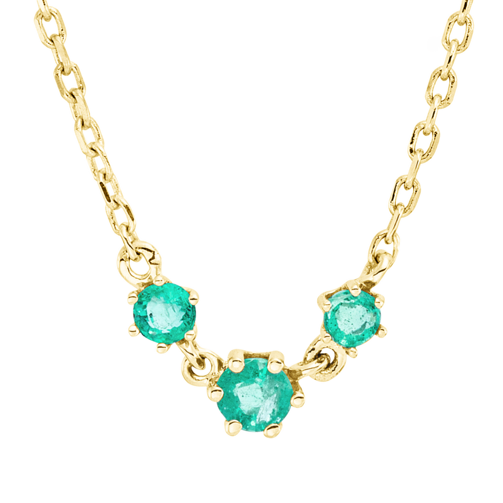 Brogle Classic emerald necklace