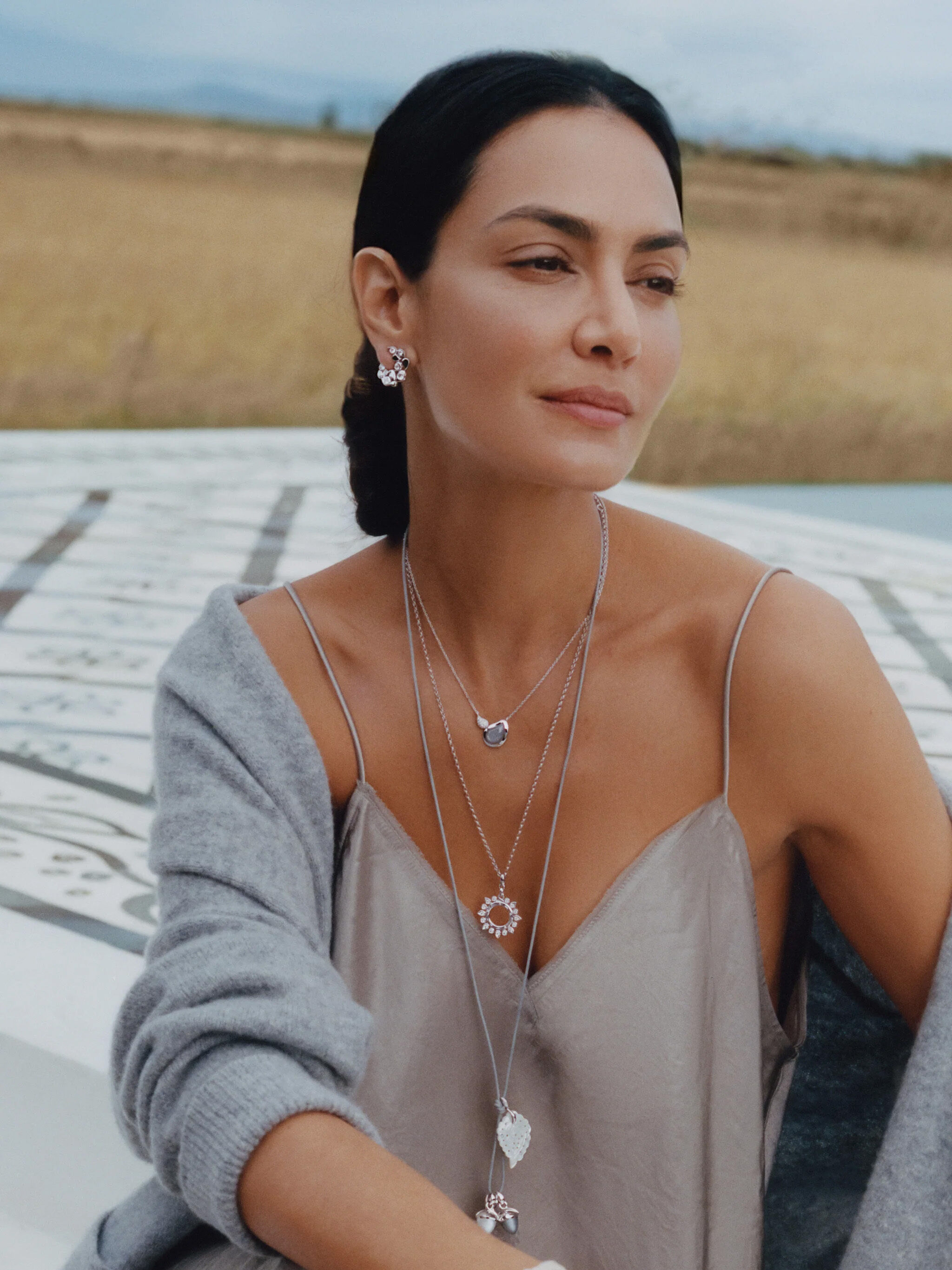 Tamara Comolli Snowflakes Hoop Classic earrings Tamara Comolli Snowflakes Hoop Classic earrings