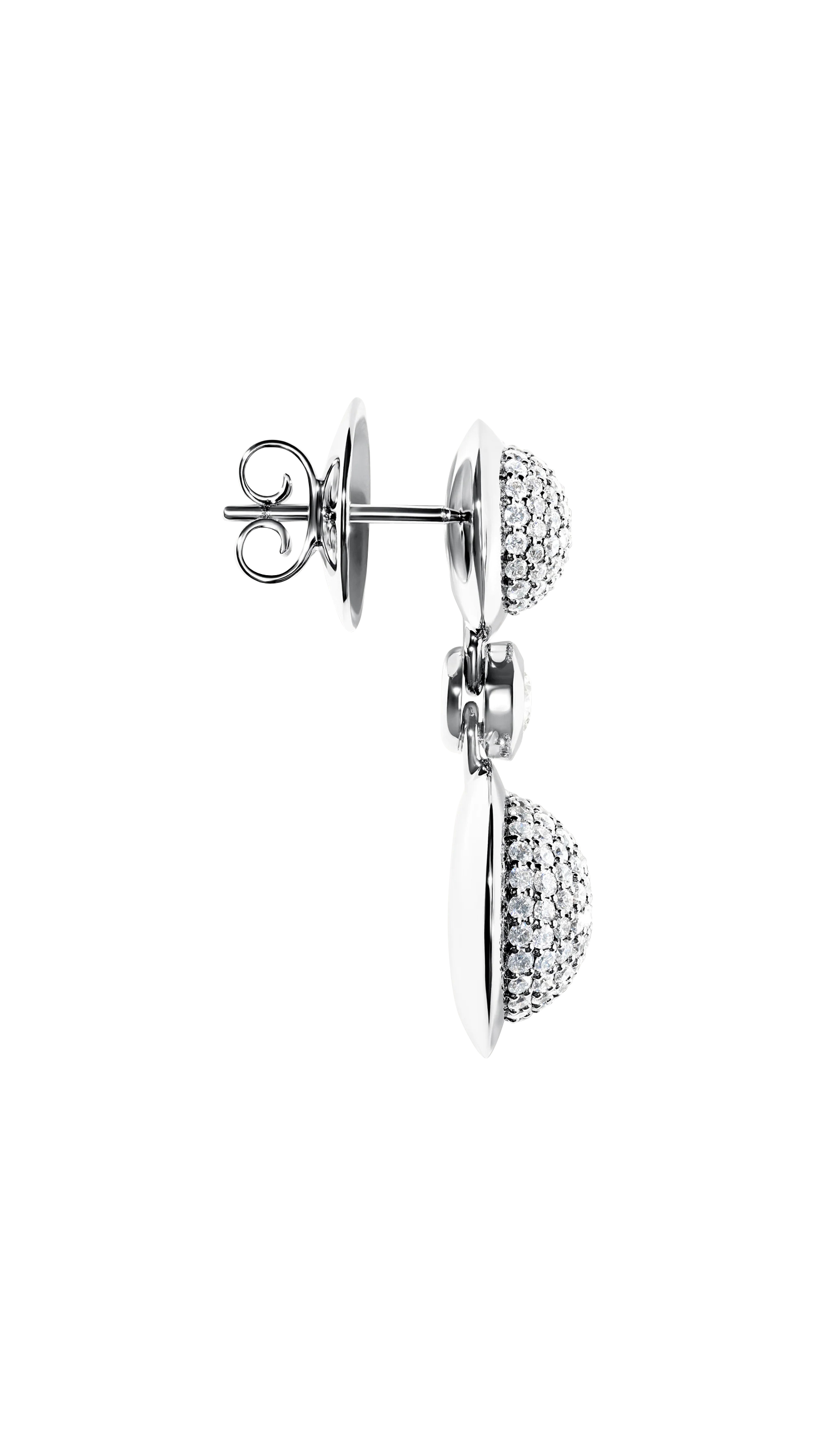 Tamara Comolli BOUTON 2 Cabochons Diamond Pavé / Classic Tamara Comolli BOUTON 2 Cabochons Diamond Pavé / Classic