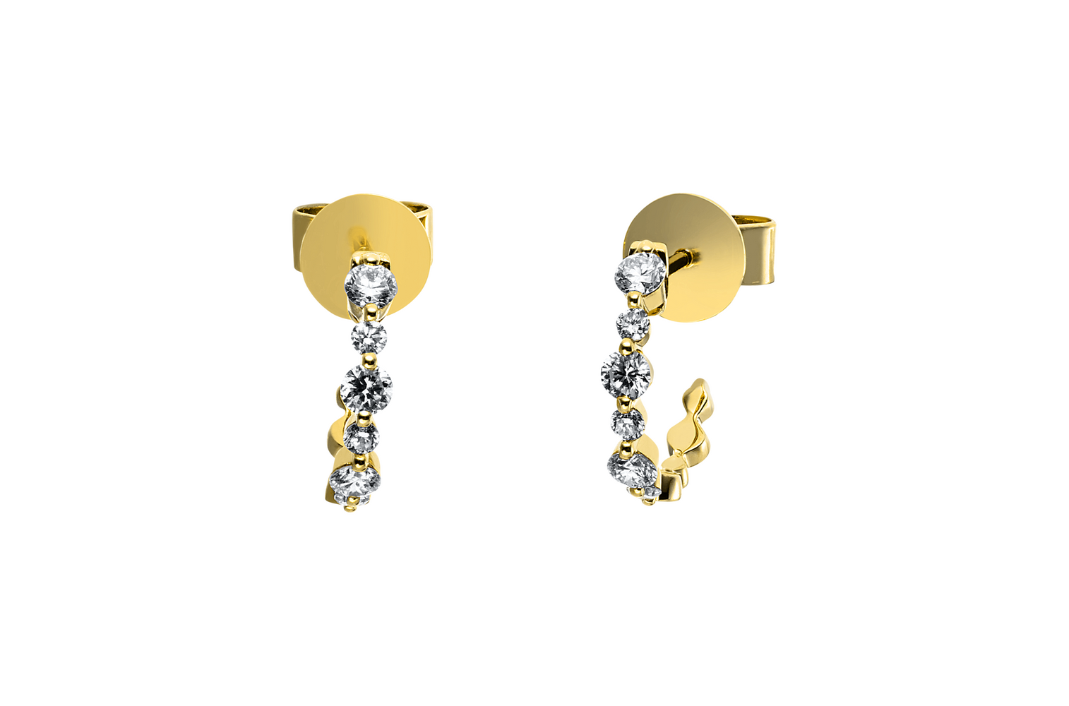 Brogle Classic diamond stud earrings