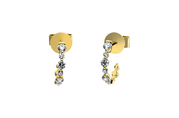 Brogle Classic diamond stud earrings