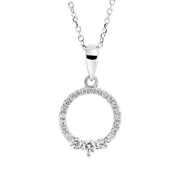 Brogle Classic necklace with diamond pendant