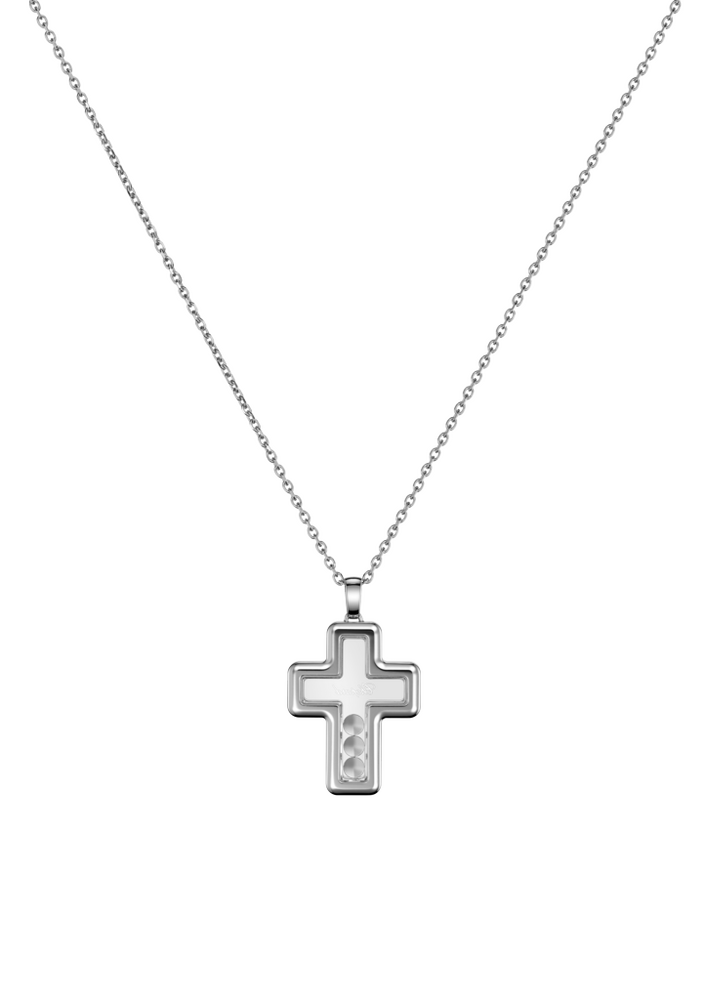 Chopard Happy Diamonds Cross Necklace with Pendant