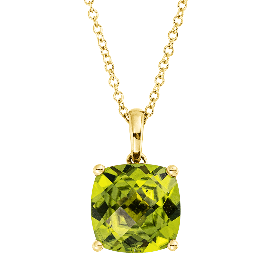 Brogle Classic necklace with peridot pendant