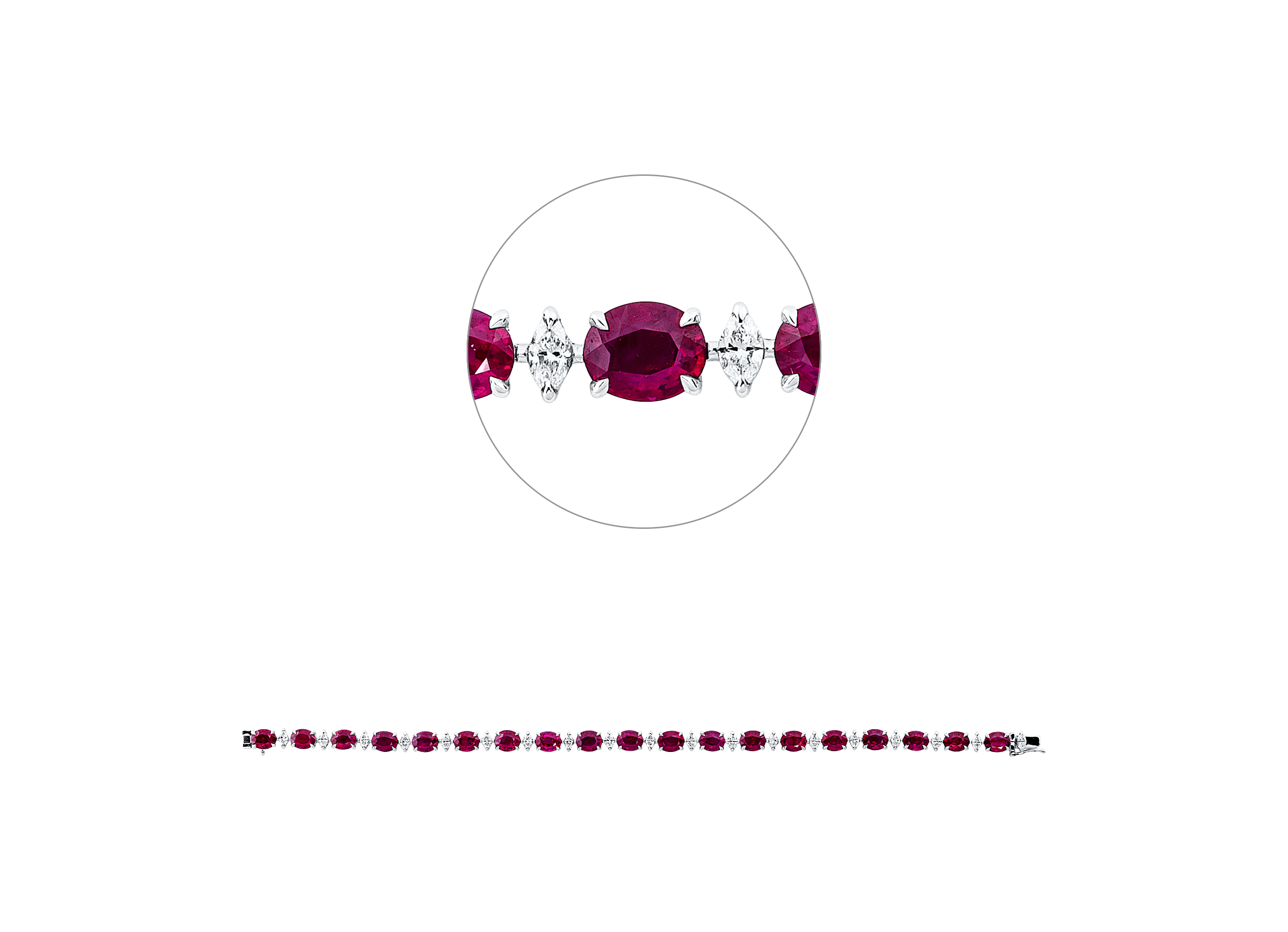 Brogle Selection ruby bracelet Brogle Selection ruby bracelet