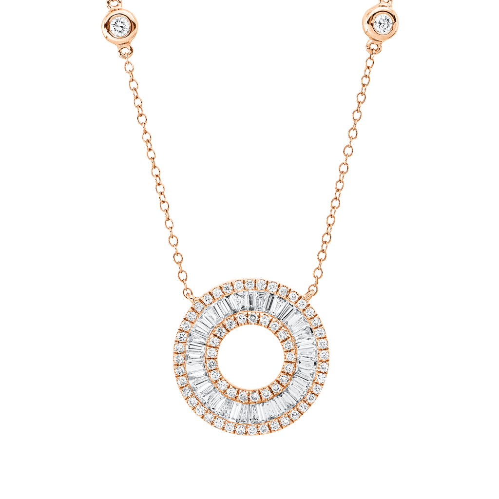 Brogle Classic necklace with diamond pendant Brogle Classic necklace with diamond pendant