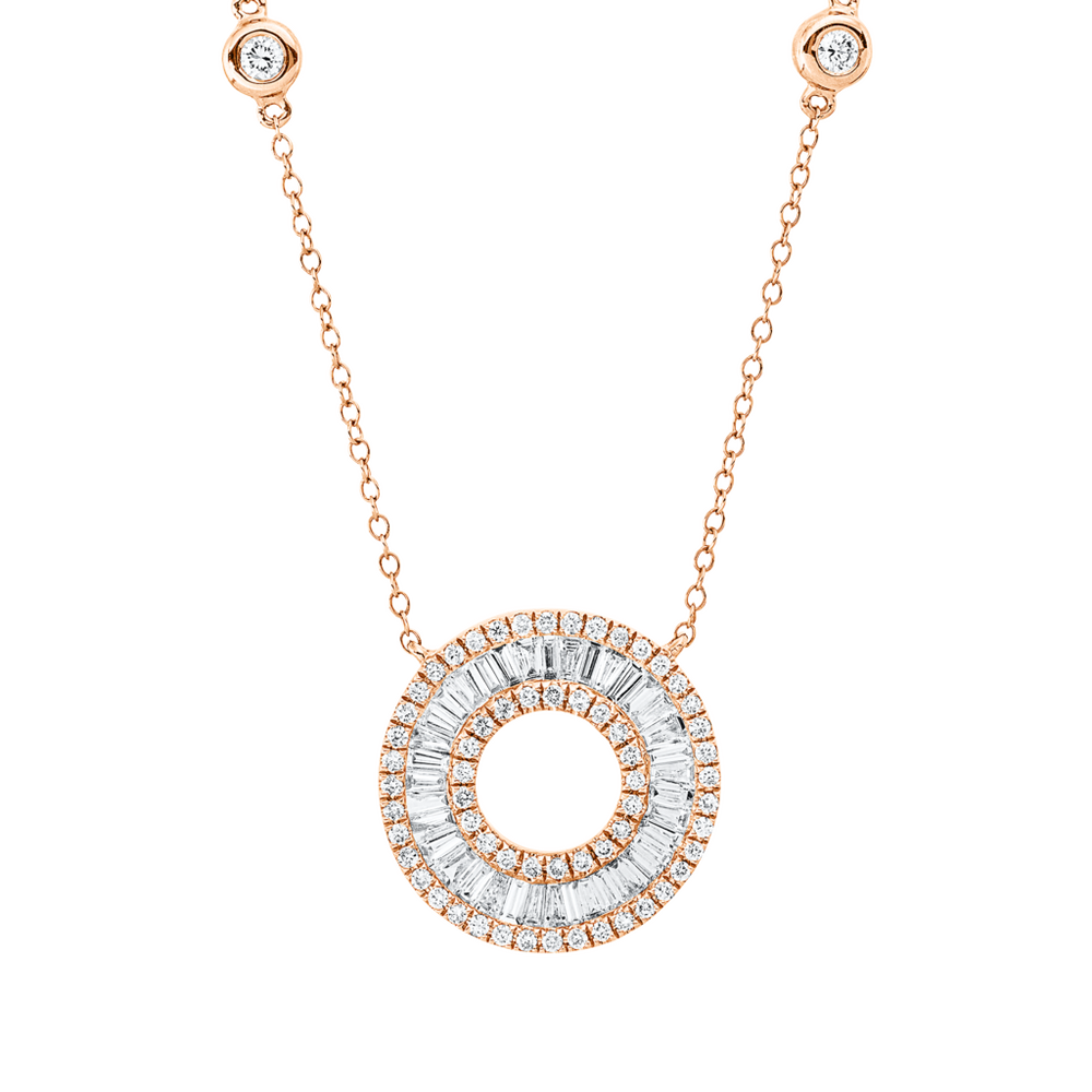 Brogle Classic necklace with diamond pendant Brogle Classic necklace with diamond pendant