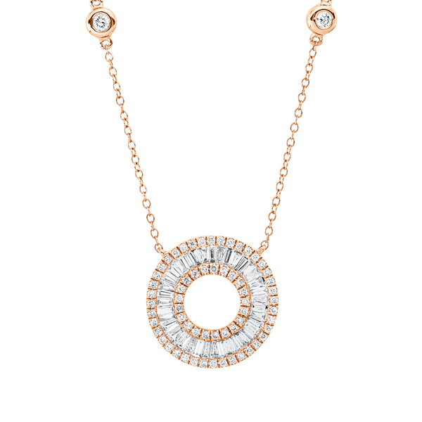 Brogle Classic necklace with diamond pendant Brogle Classic necklace with diamond pendant