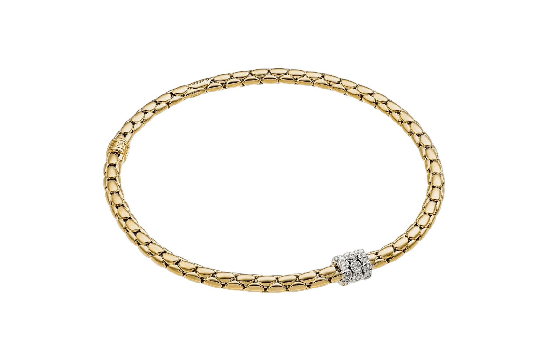 Chimento Stretch Spring Two-Tone Flexible Bracelet Chimento Stretch Spring Two-Tone Flexible Bracelet
