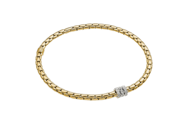 Chimento Stretch Spring Two-Tone Flexible Bracelet Chimento Stretch Spring Two-Tone Flexible Bracelet