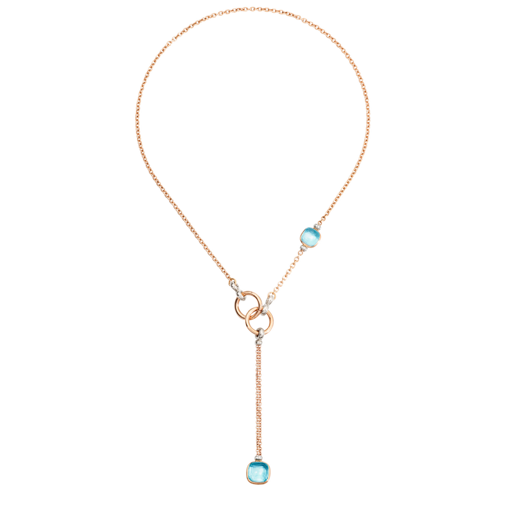 Pomellato Nudo Sky Topaz Pendant Necklace