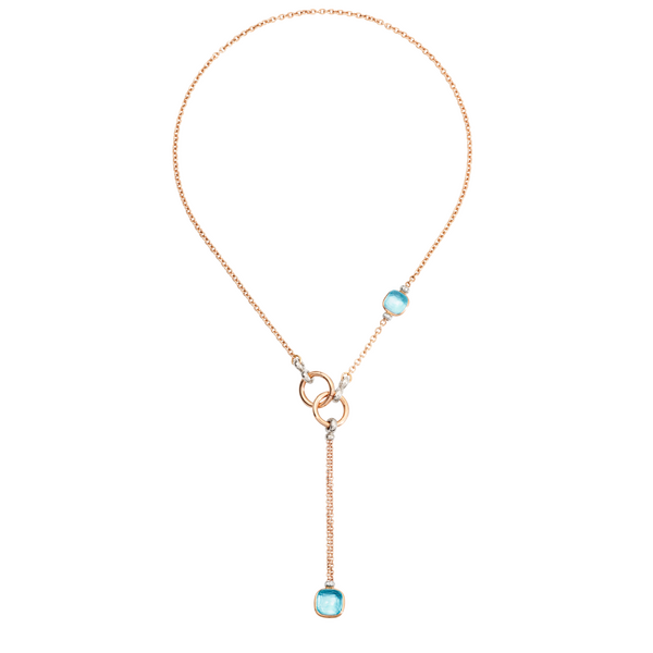 Pomellato Nudo Sky Topaz Pendant Necklace