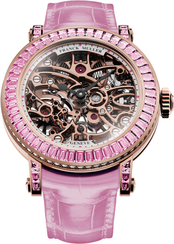Franck Muller Round Skeleton Baguette 30,5 x 36,5mm