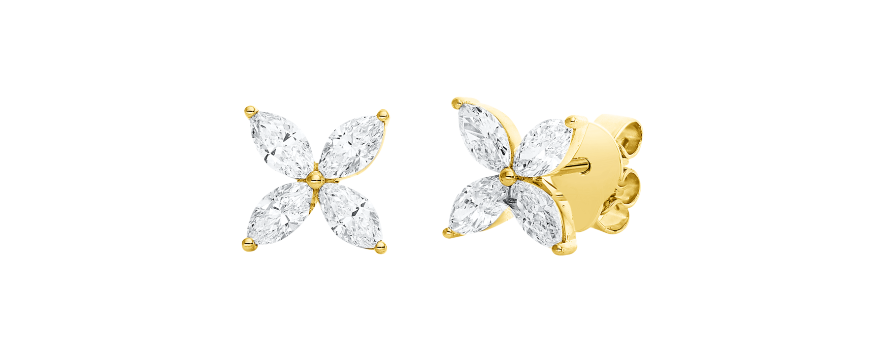 Brogle Selection diamond stud earrings Brogle Selection diamond stud earrings