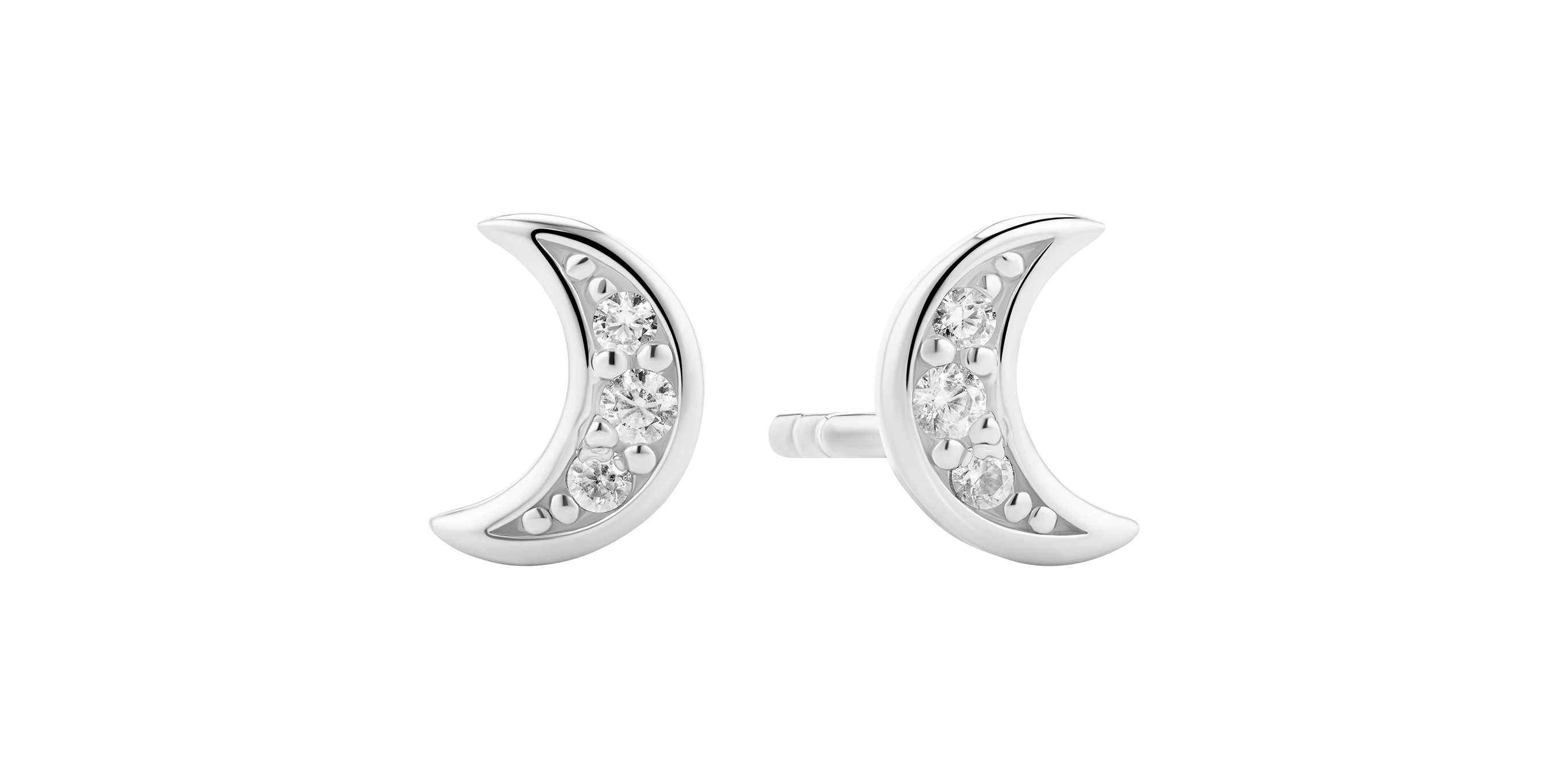 SIF Jakobs Luna stud earrings