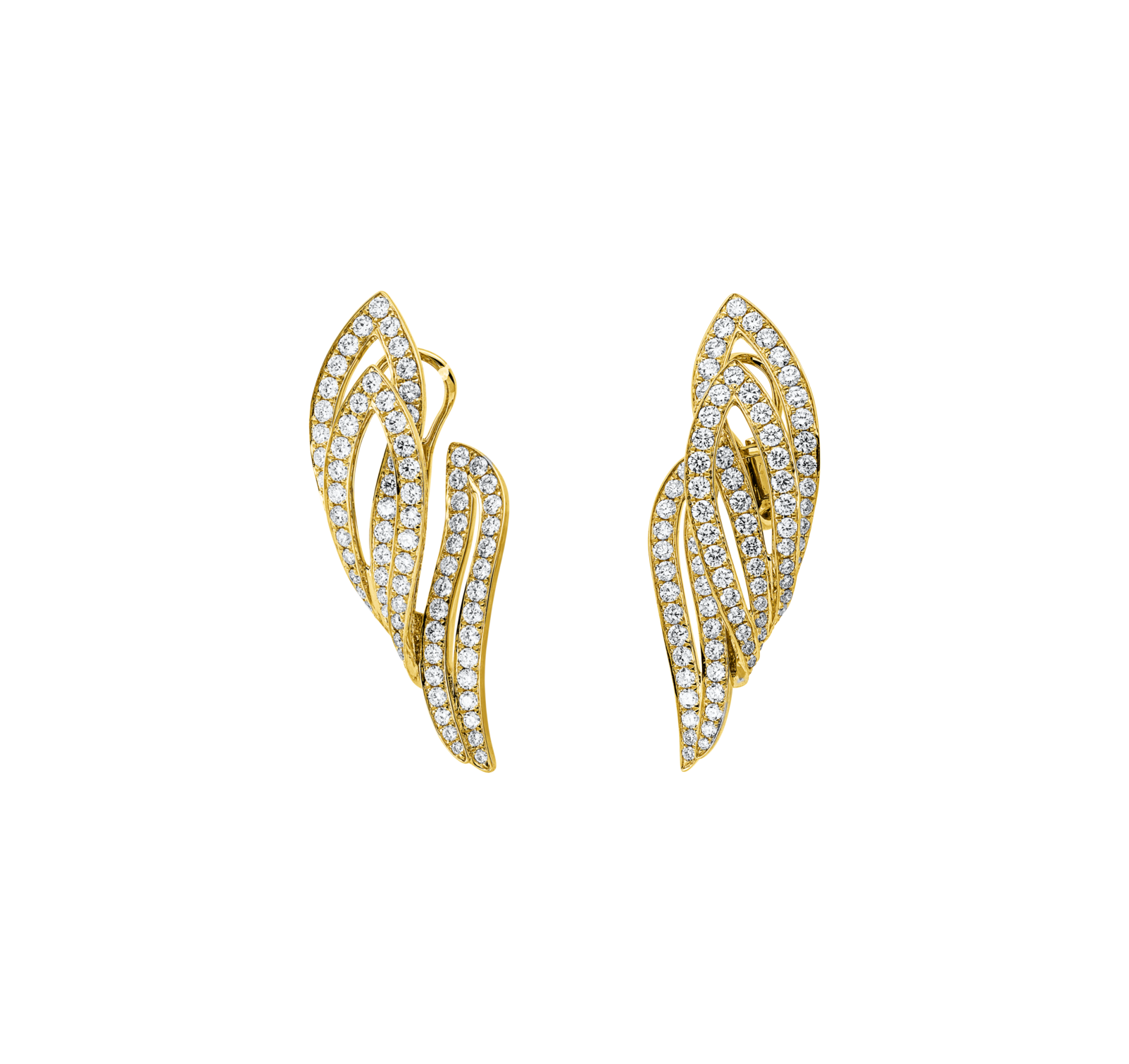 Brogle Selection diamond hoop earrings Brogle Selection diamond hoop earrings