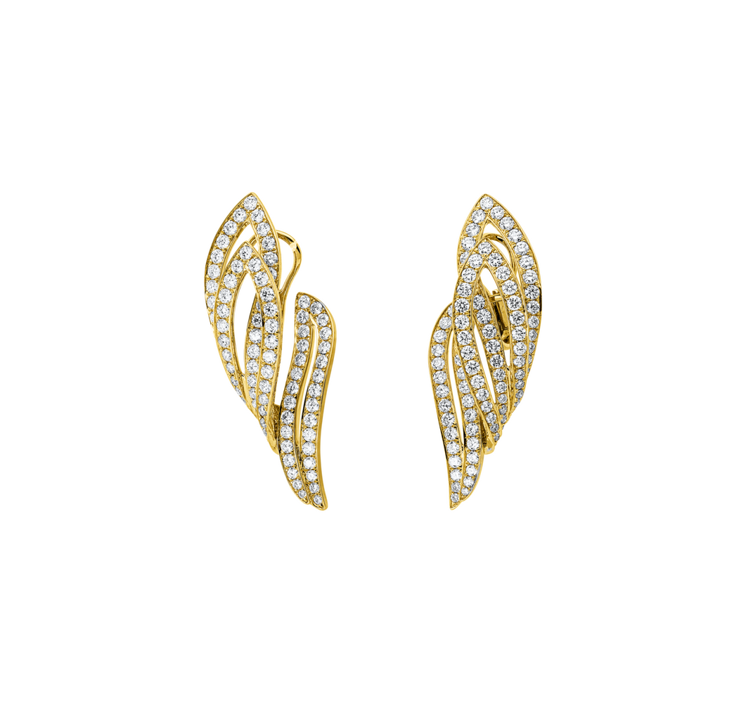 Brogle Selection diamond hoop earrings Brogle Selection diamond hoop earrings