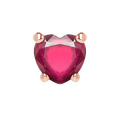 Dodo heart stud earrings, unique piece