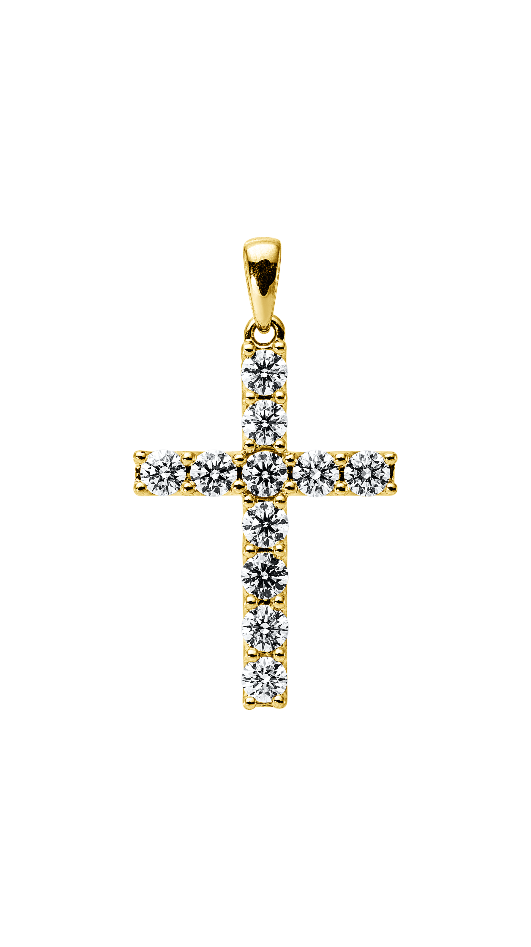 Brogle Selection Kreuzanhänger mit Diamanten
