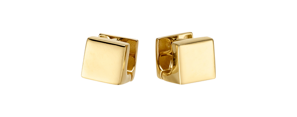 Brogle Classic gold hoop earrings Brogle Classic gold hoop earrings