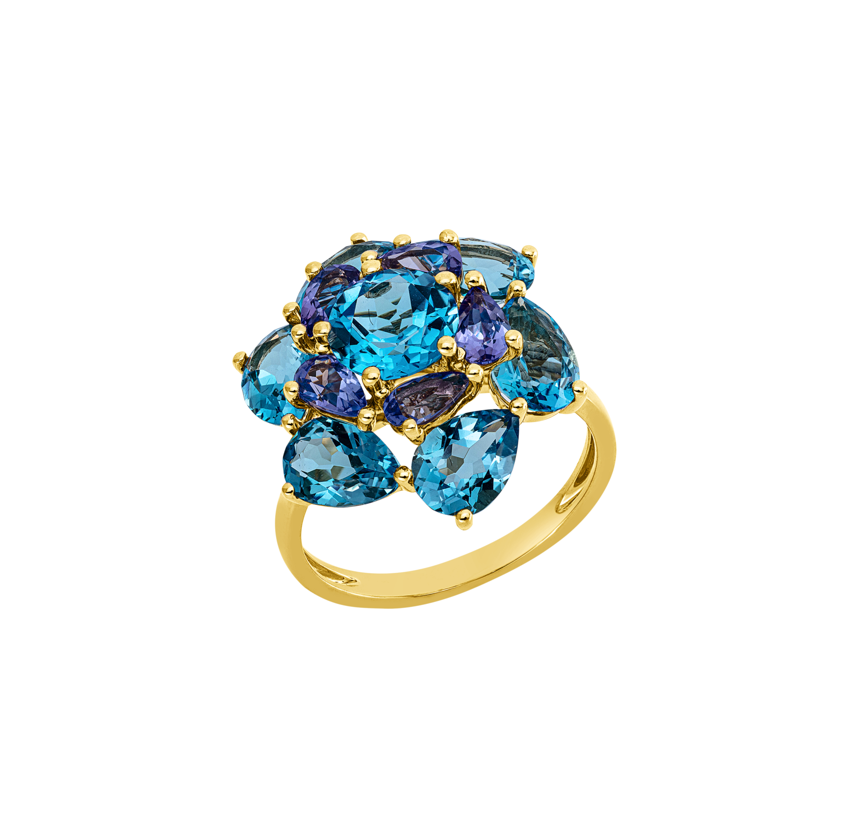 Brogle Classic colored stone ring