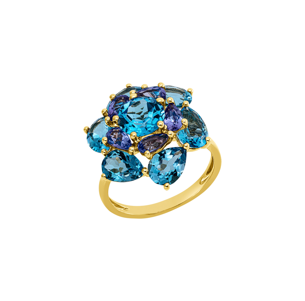 Brogle Classic colored stone ring