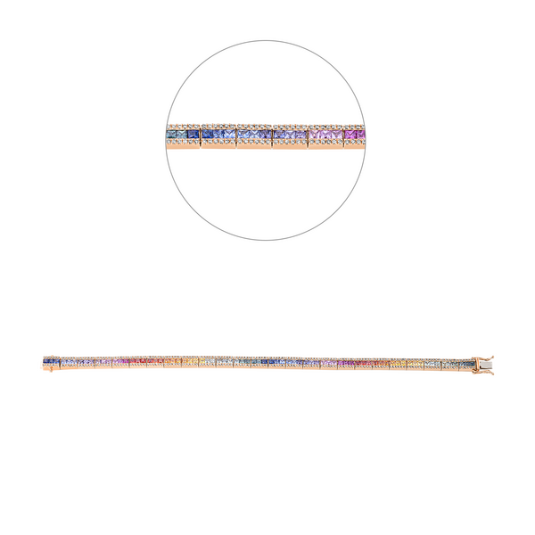 Brogle Selection Saphirarmband Rainbow Brogle Selection Saphirarmband Rainbow