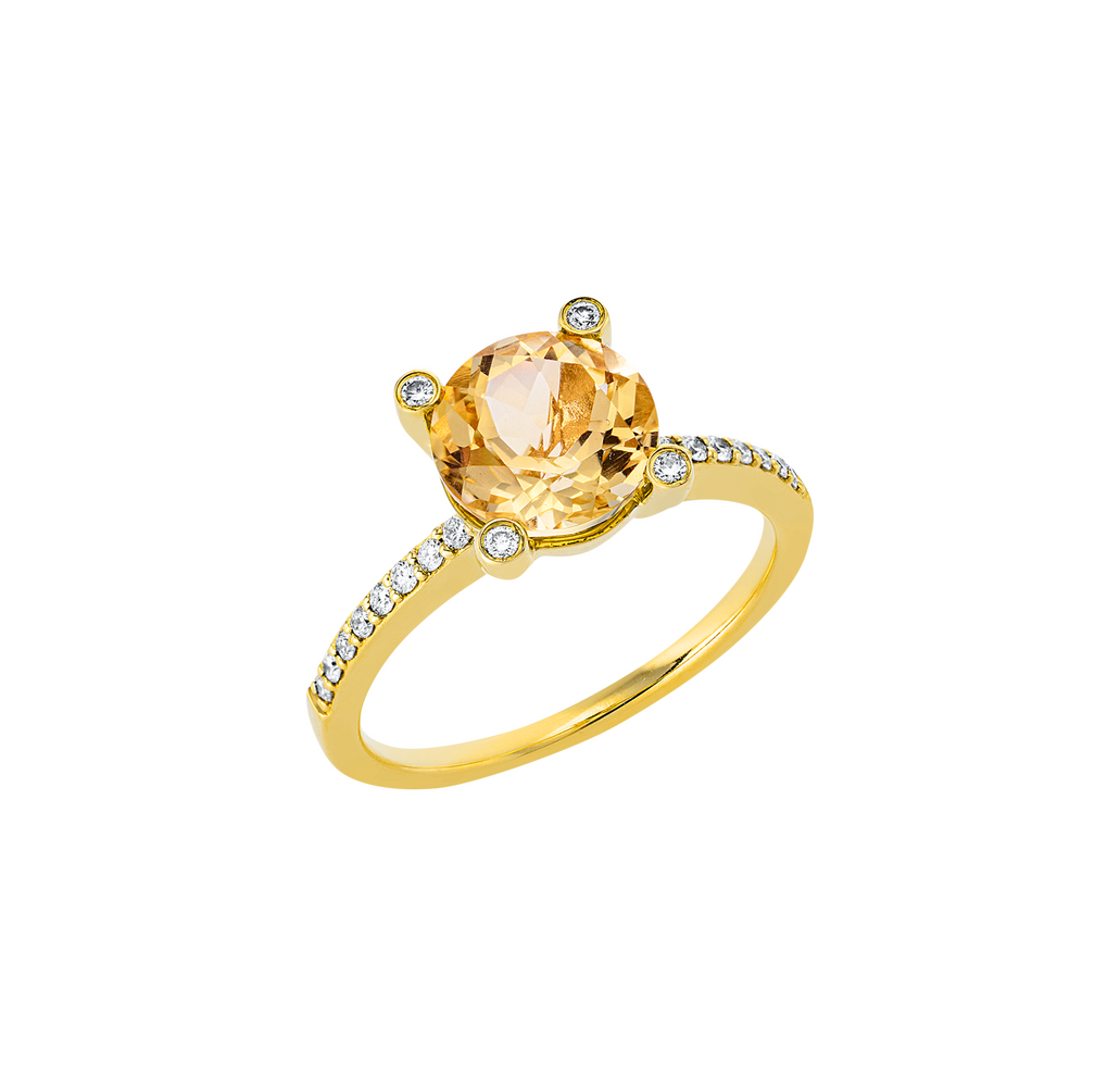 Brogle Classic citrine ring