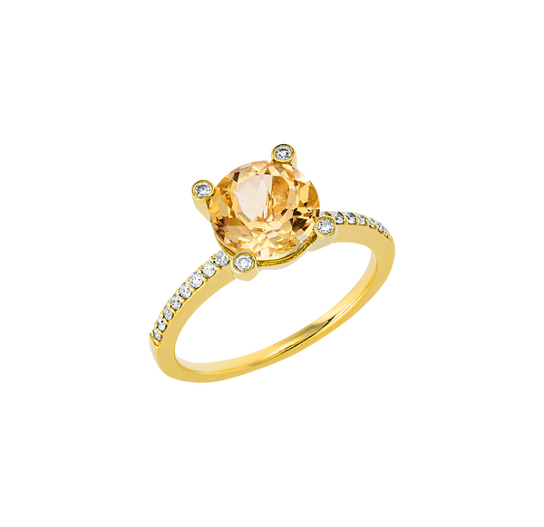 Brogle Classic citrine ring