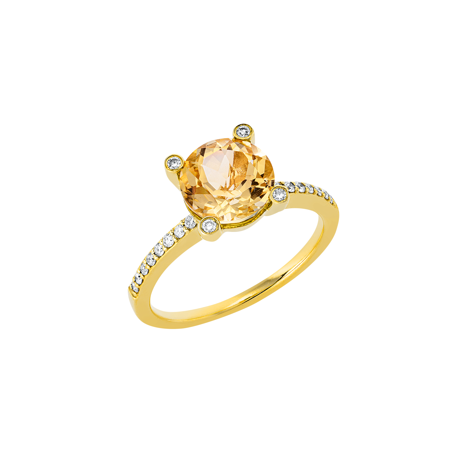 Brogle Classic citrine ring Brogle Classic citrine ring