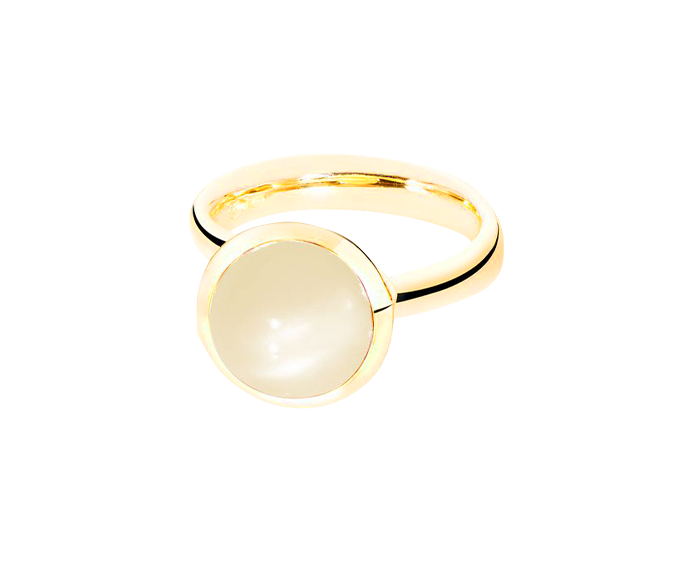 Tamara Comolli Bouton Sand Moonstone L Ring Tamara Comolli Bouton Sand Moonstone L Ring
