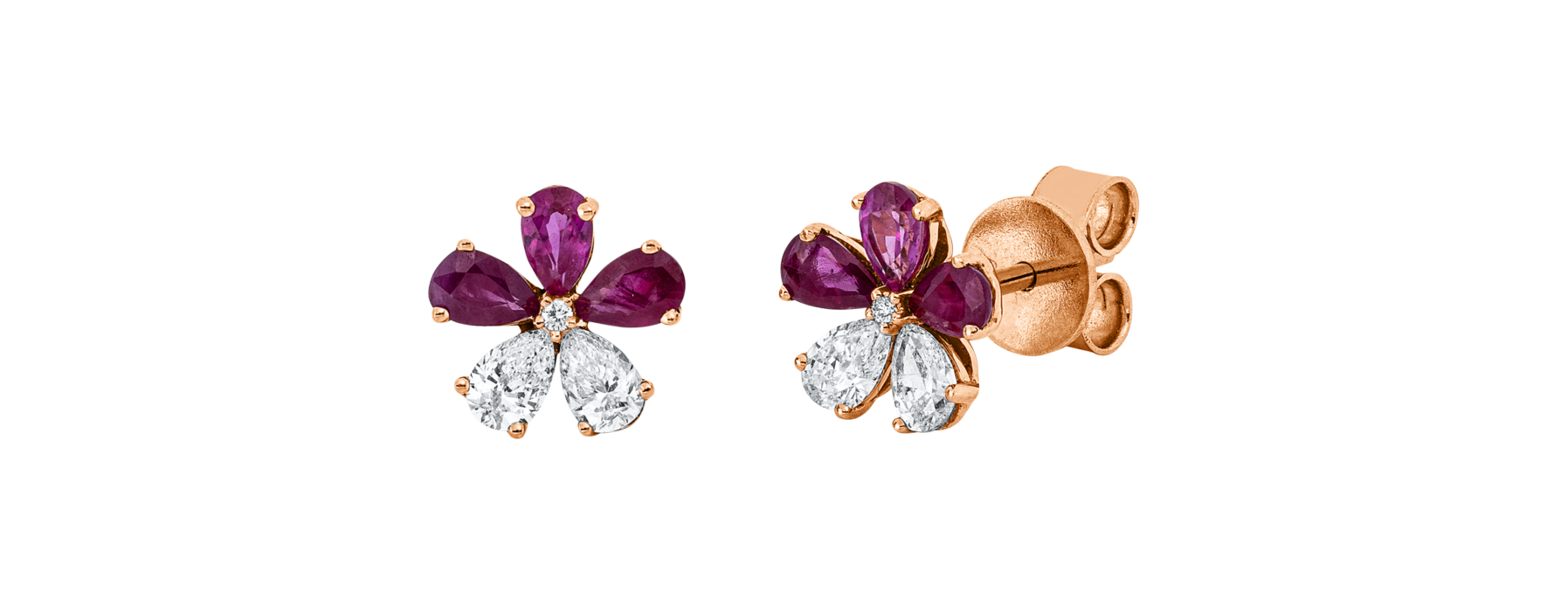 Brogle Classic ruby stud earrings Brogle Classic ruby stud earrings