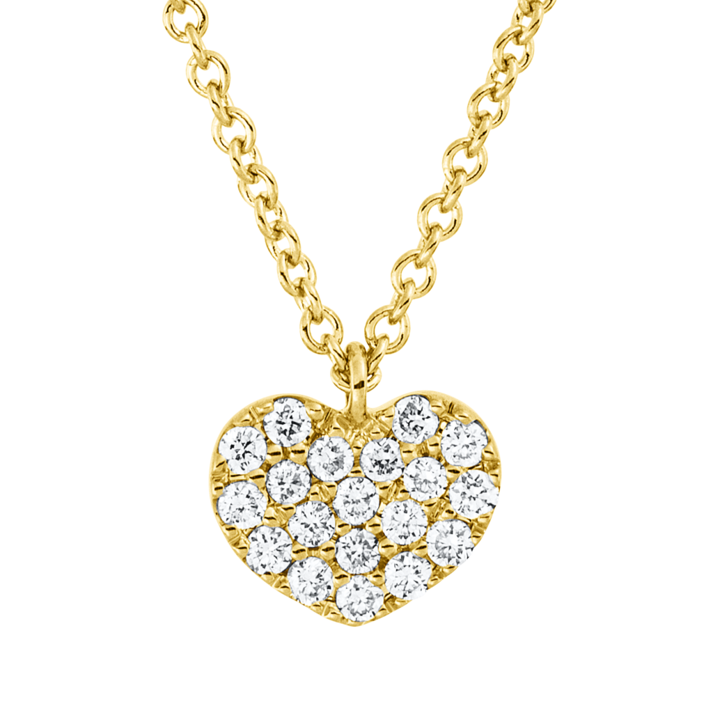 Brogle Classic necklace with diamond heart