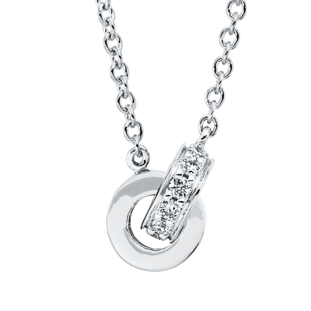 Brogle Classic necklace with diamond pendant