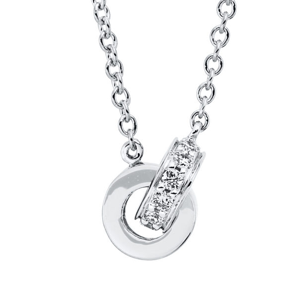 Brogle Classic necklace with diamond pendant