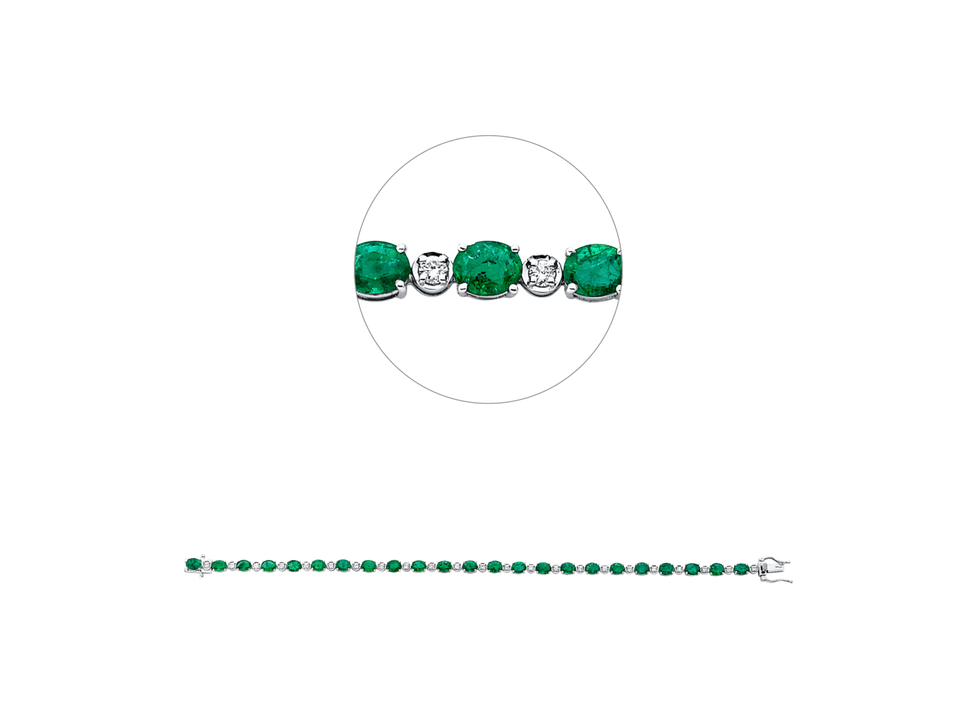 Brogle Classic emerald bracelet Brogle Classic emerald bracelet