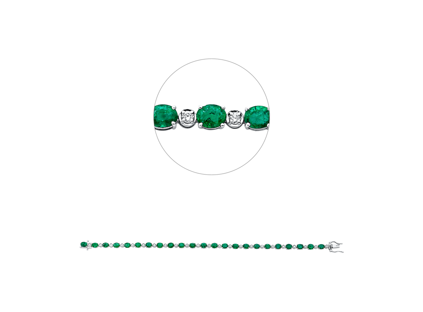 Brogle Classic emerald bracelet Brogle Classic emerald bracelet